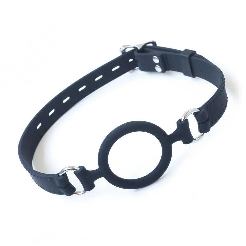 Silicone O-Ring Bondage Mouth Gag - Image 2
