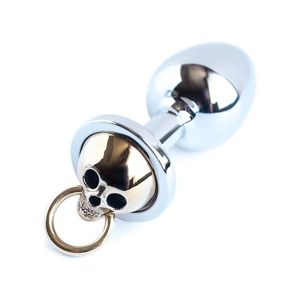 Skull Face Stainless Steel Butt Plug