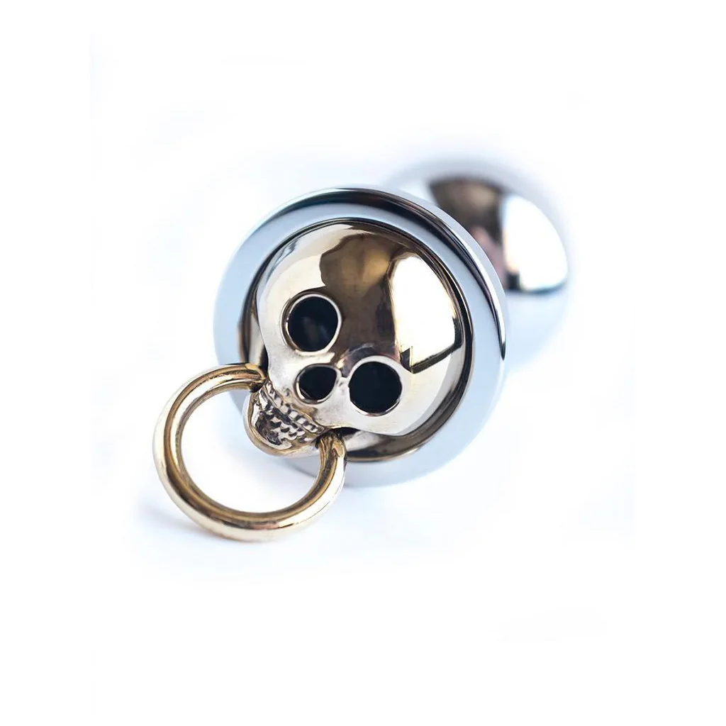 Skull Face Stainless Steel Butt Plug - Image 2