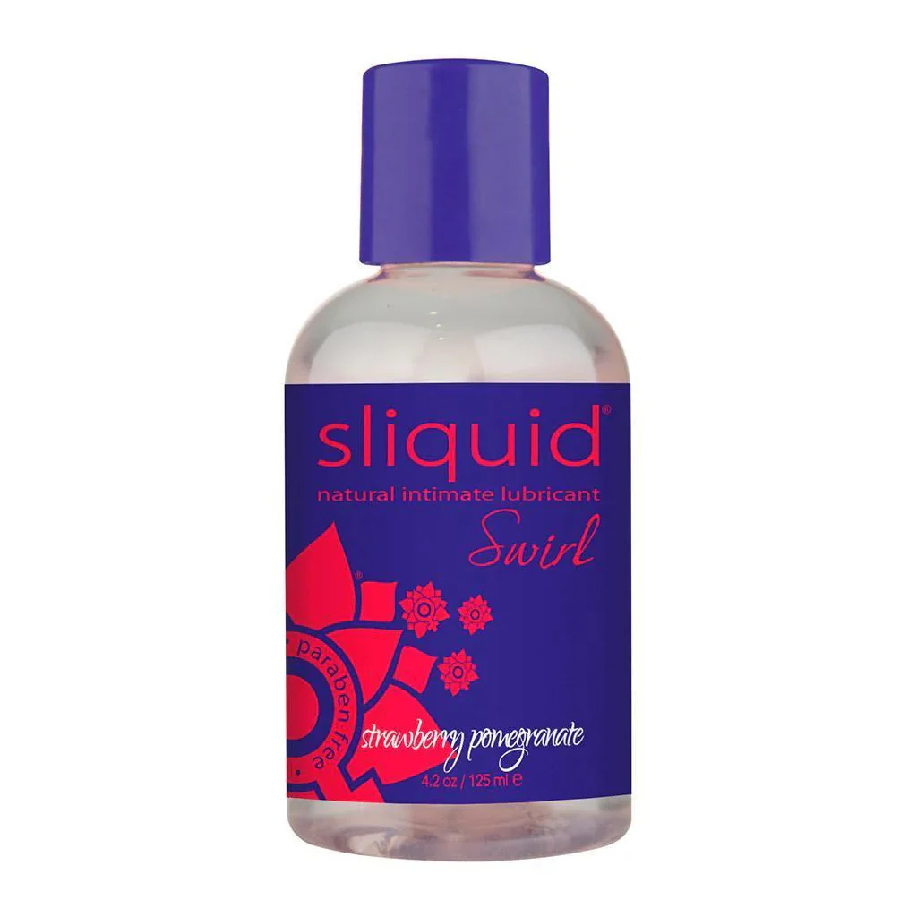 Sliquid Natural Swirl, Strawberry Pomegranate, 4.2oz