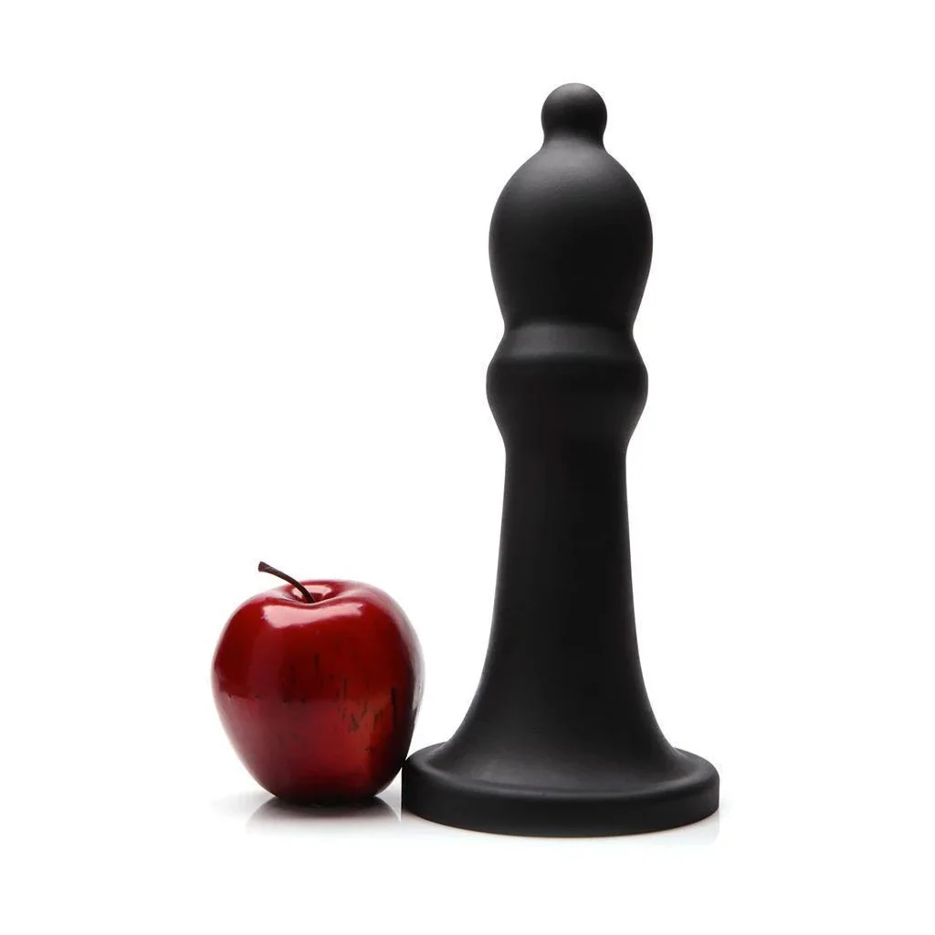 Tantus Bishop XL Silicone Dildo, Black - Image 2