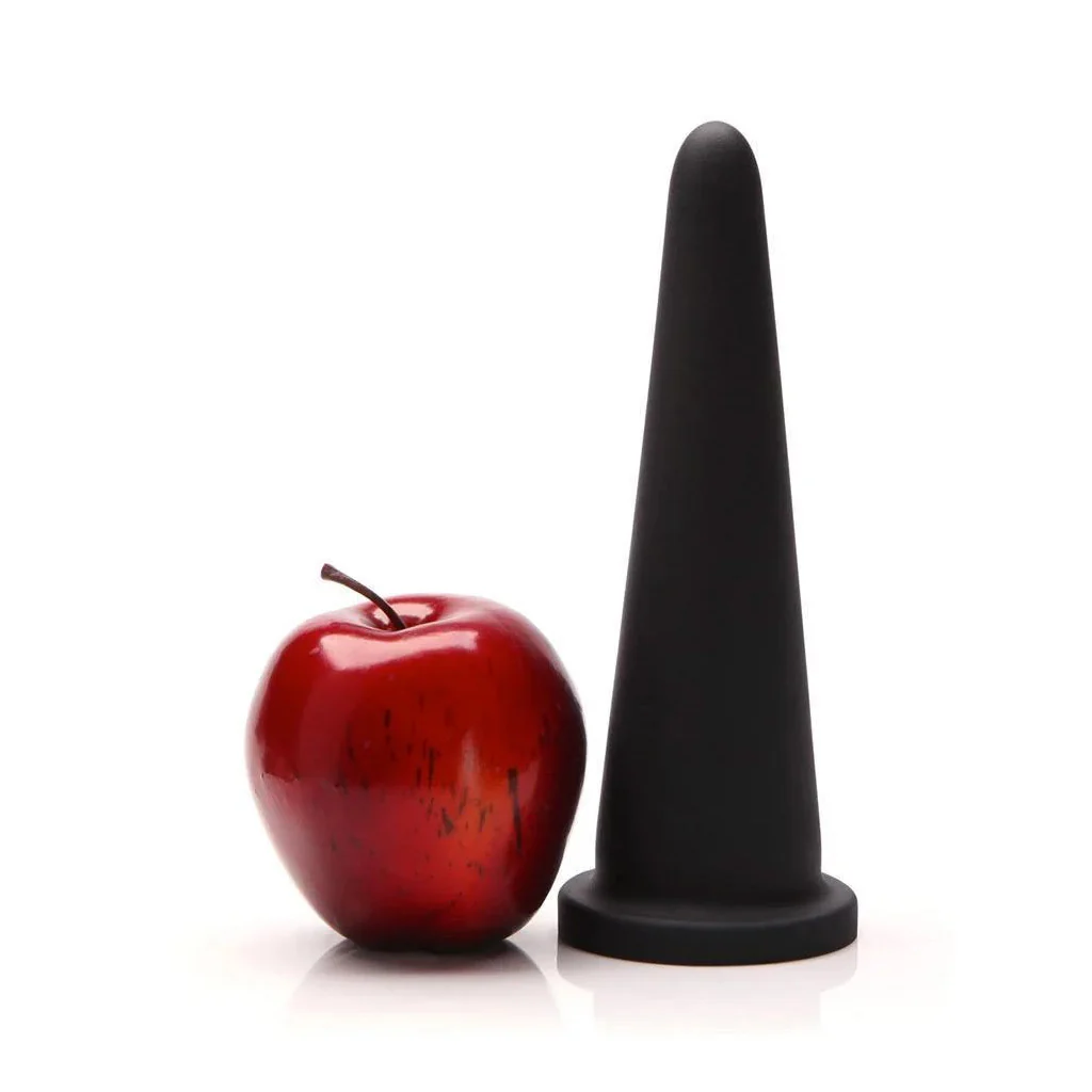 Tantus Cone XL Silicone Anal Trainer, Black - Image 2