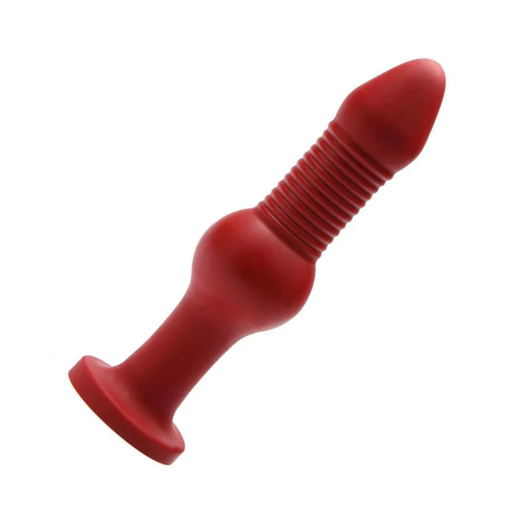 Tantus Fido XL Silicone Dildo, Red