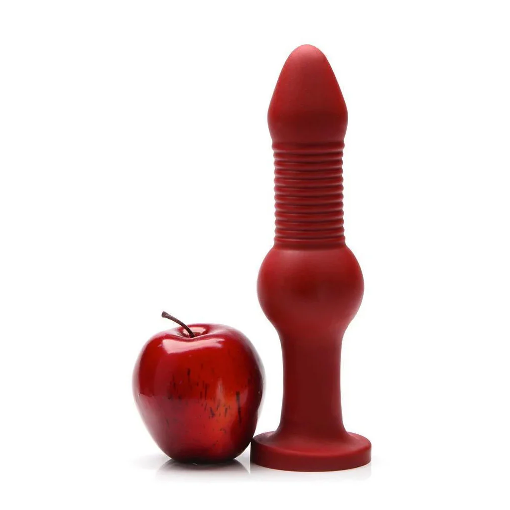 Tantus Fido XL Silicone Dildo, Red - Image 2