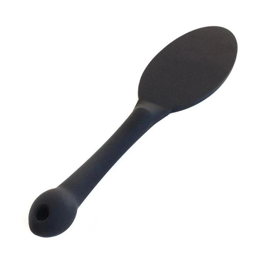 Tantus Gen Mini Silicone Paddle, Black - Image 3