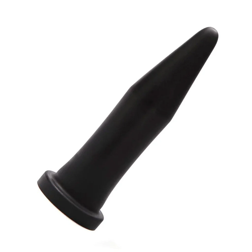 Tantus Inner Band Trainer Silicone Dildo, Black