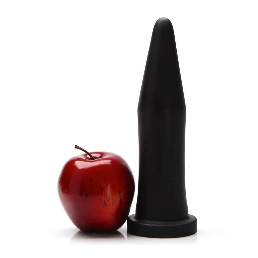Tantus Inner Band Trainer Silicone Dildo, Black - Image 2