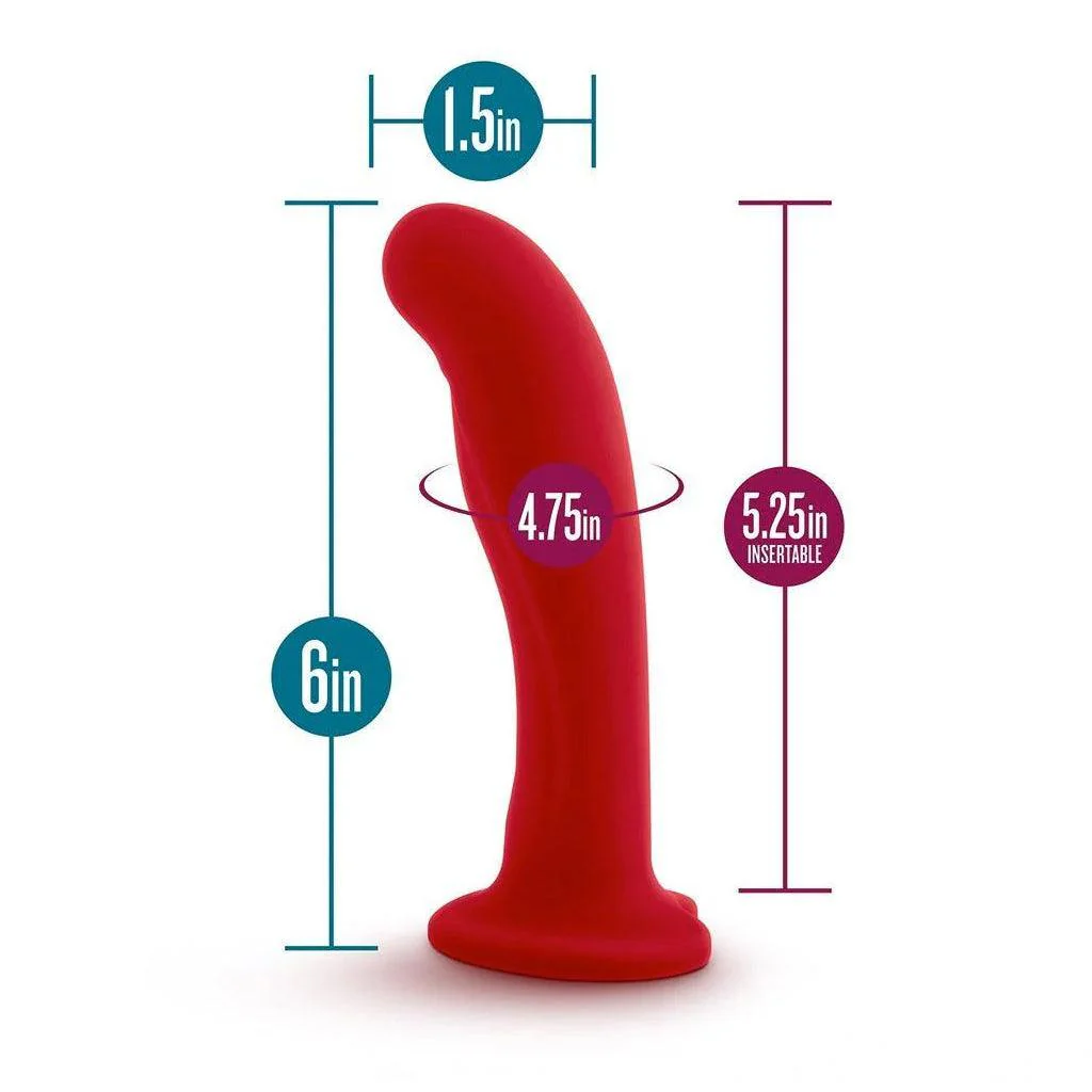 Temptasia Jezebel Silicone Dildo, Crimson - Image 4
