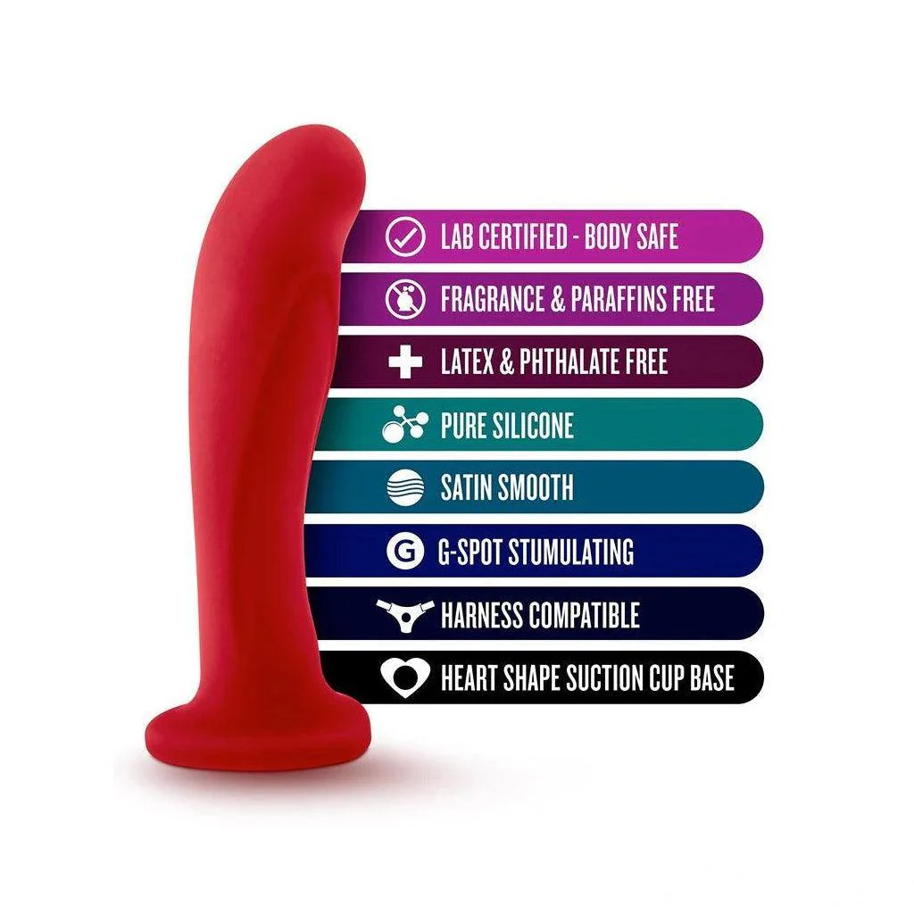 Temptasia Jezebel Silicone Dildo, Crimson - Image 5