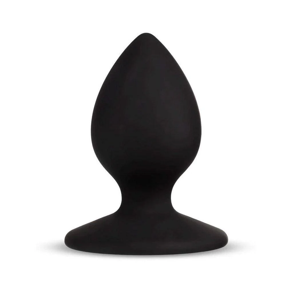 Temptasia Slut Silicone Butt Plug, Black - Image 2