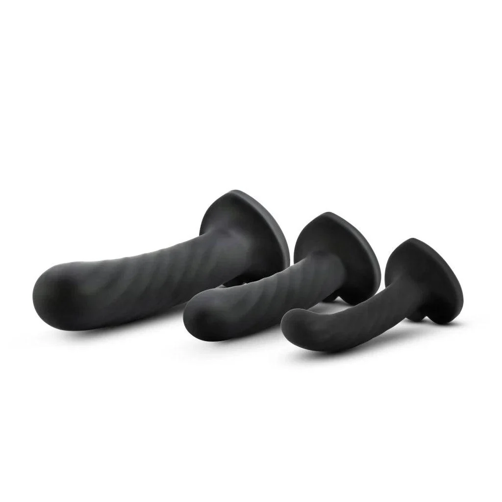 Textured Silicone Dildo Kit- Set of 3 - Image 2