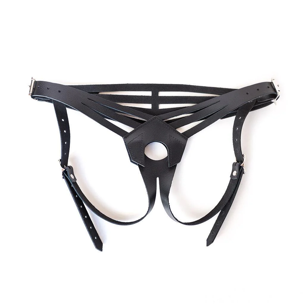 Vanity Strapon Dildo Harness, Leather
