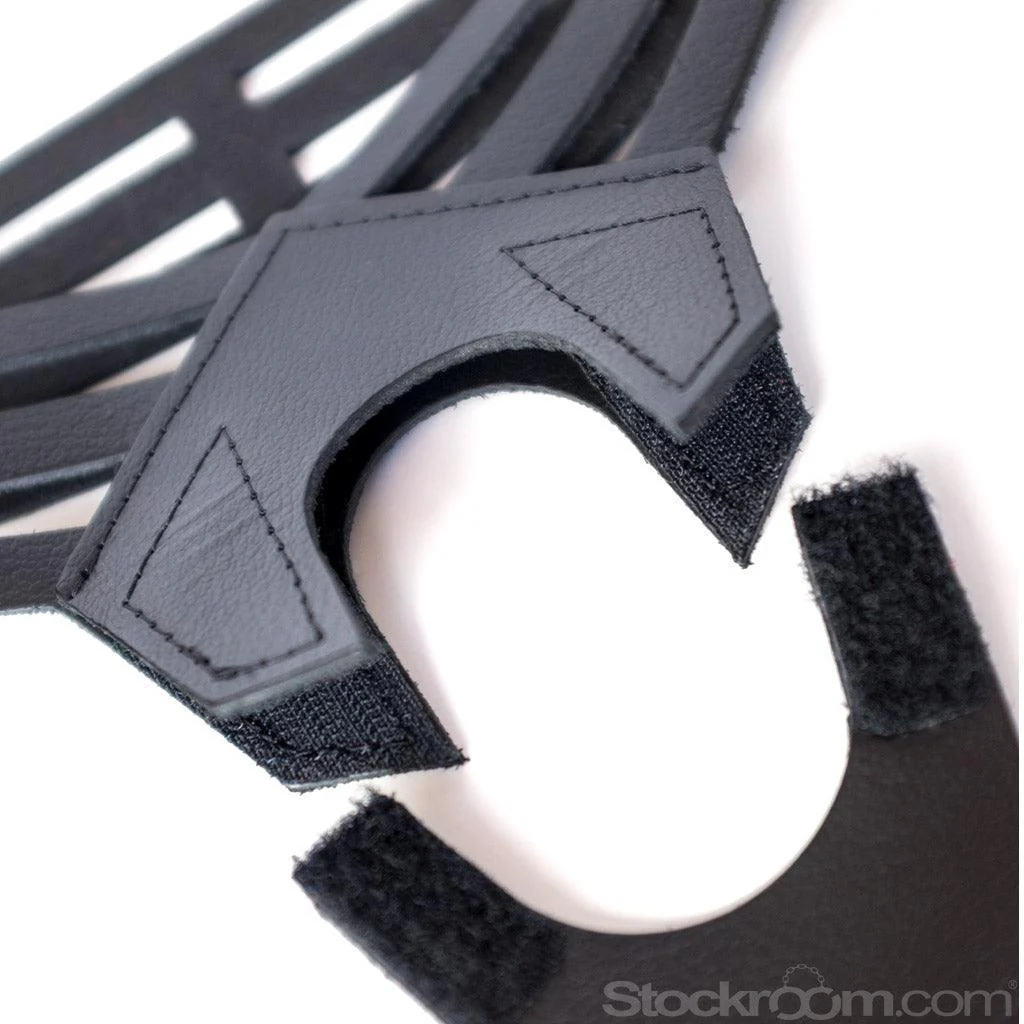 Vanity Strapon Dildo Harness, Leather - Image 5