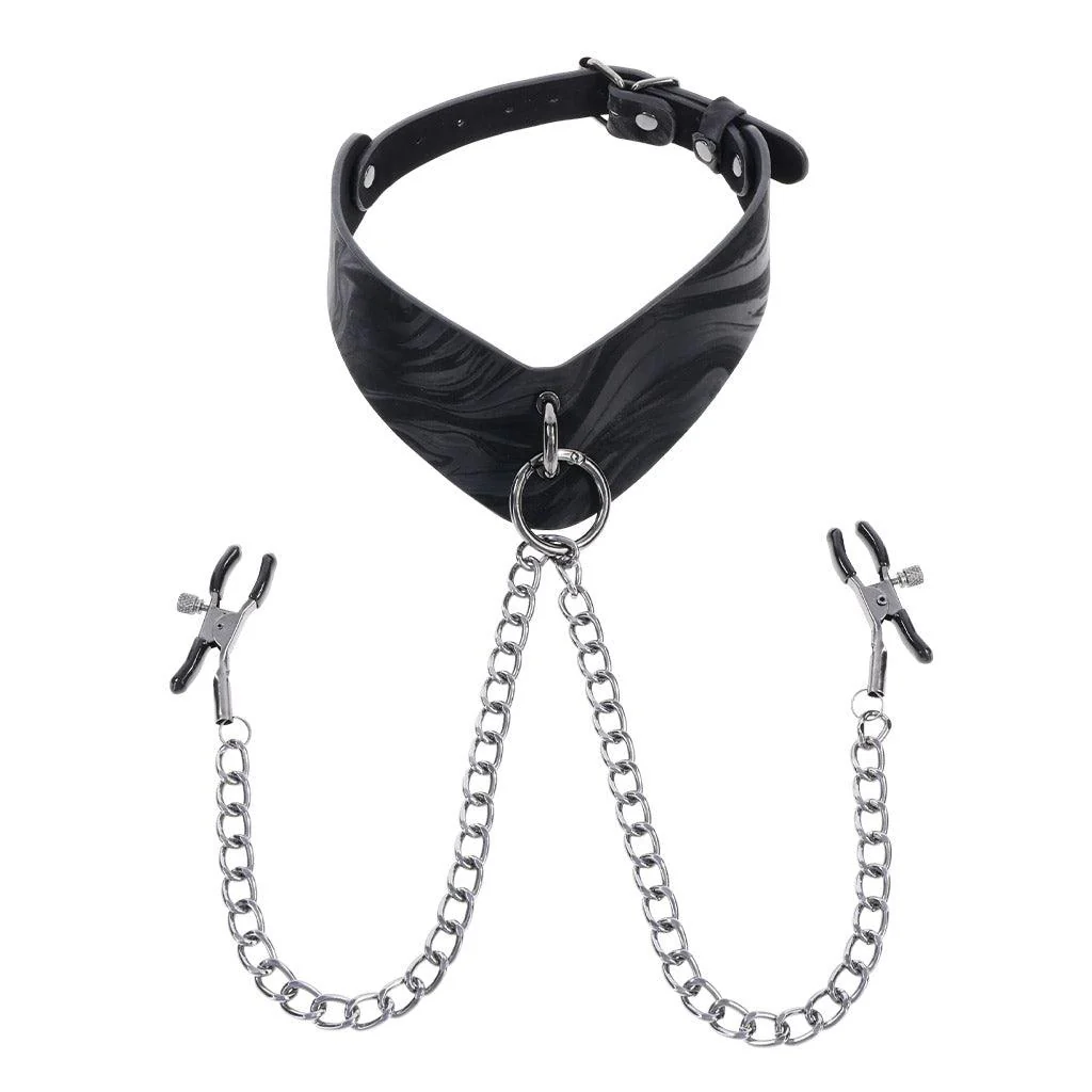 Velvet Noir Collar & Removable Clamps - Image 2